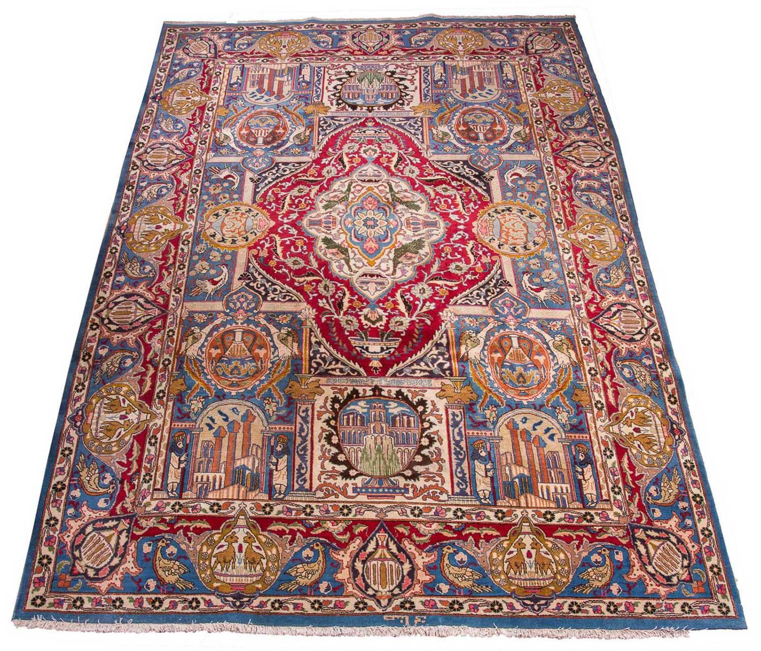 Alfombra persa - Clásica - 349 x 255 cm - multicolor