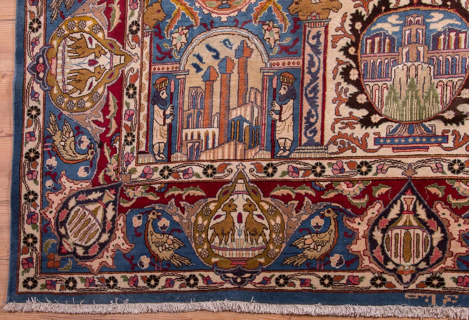 Alfombra persa - Clásica - 349 x 255 cm - multicolor