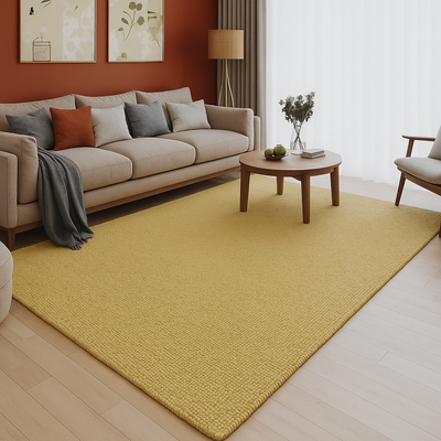 Alfombra de lana - Bola de fieltro - Mosaik - rectángulo