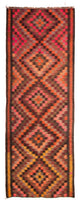 Kilim antiguo Alfombra 150x380cm