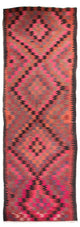 Kilim antiguo Alfombra 420x130cm