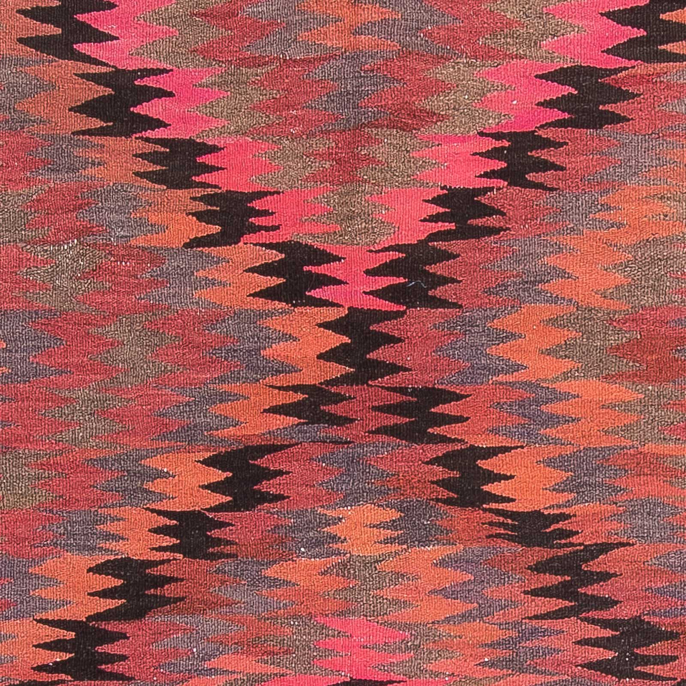 Kilim antiguo Alfombra 420x130cm