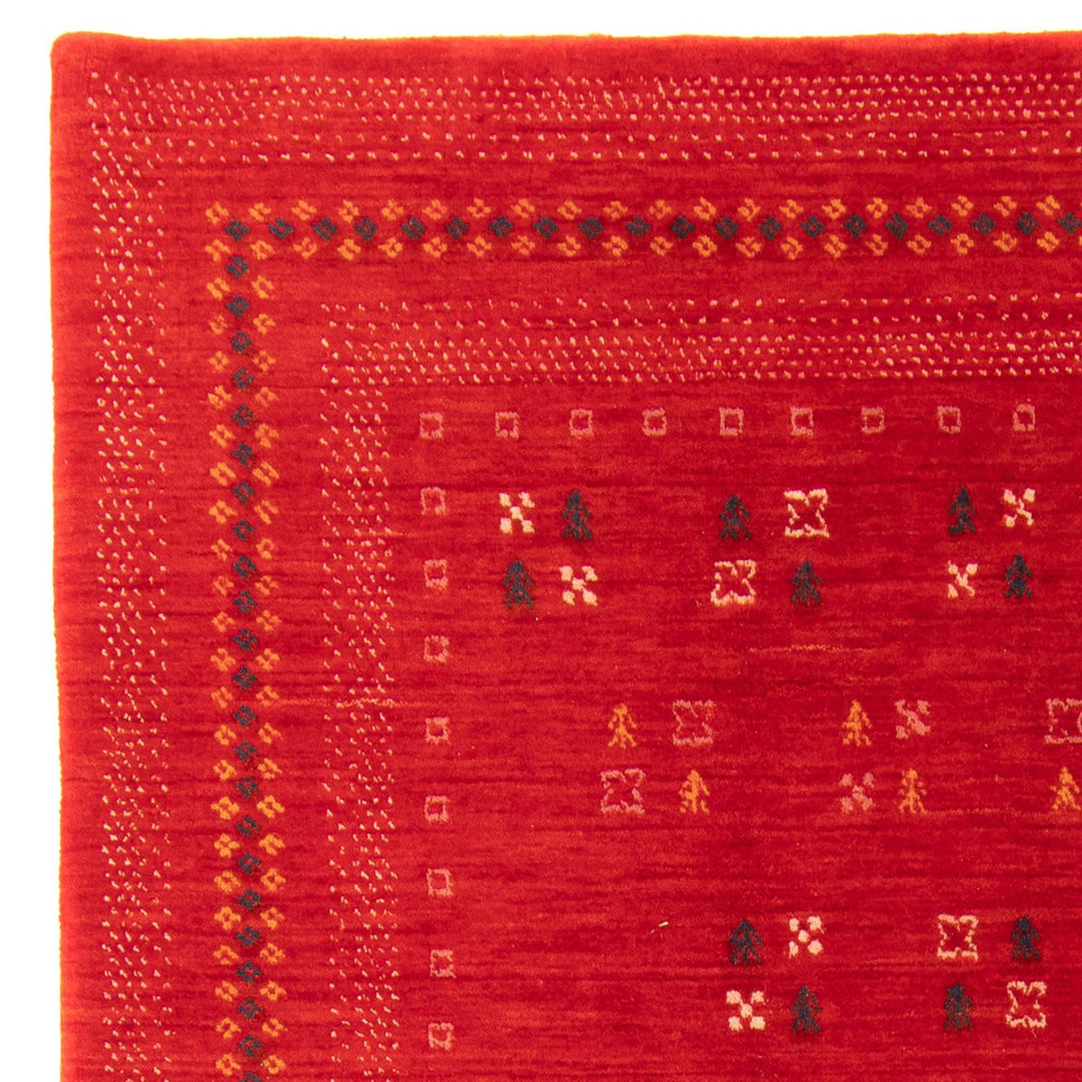 Alfombra Gabbeh - Loribaft Softy - 200 x 137 cm - multicolor