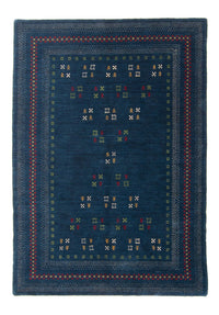 Alfombra Gabbeh - Loribaft Softy - 197 x 143 cm - multicolor