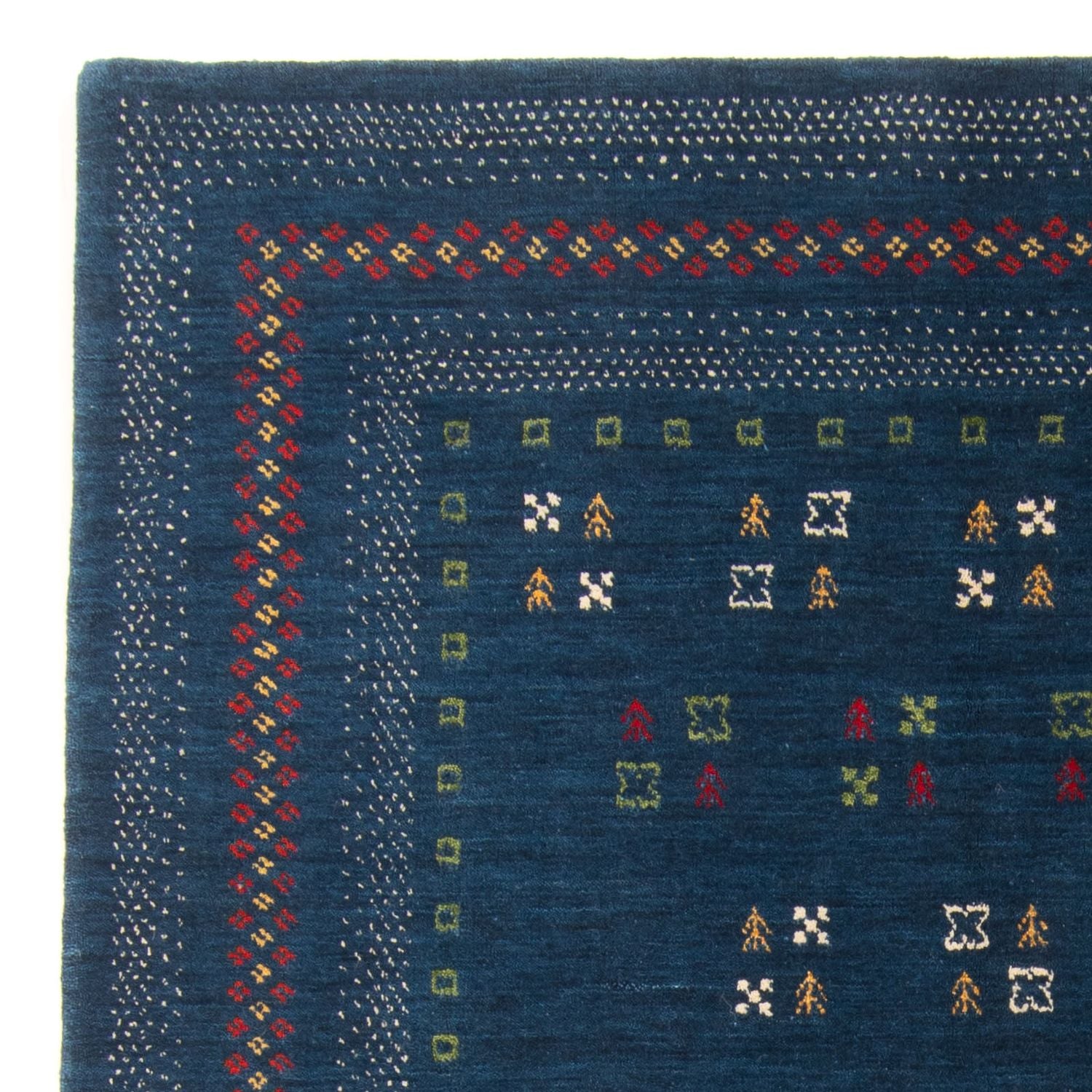 Alfombra Gabbeh - Loribaft Softy - 197 x 143 cm - multicolor
