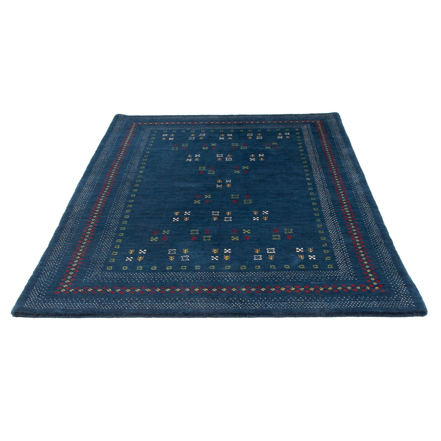 Alfombra Gabbeh - Loribaft Softy - 197 x 143 cm - multicolor