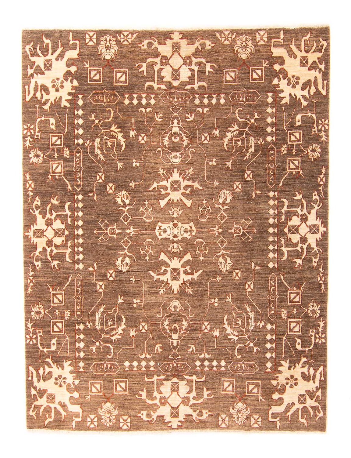 Alfombra Ziegler - Moderna cuadrado  - 196 x 182 cm - marrón