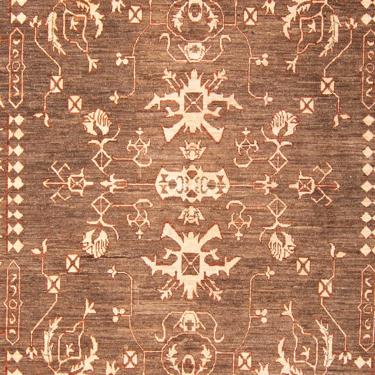 Alfombra Ziegler - Moderna cuadrado  - 196 x 182 cm - marrón