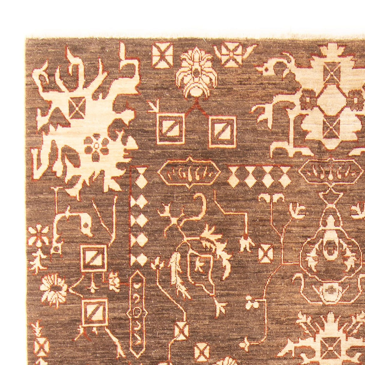 Alfombra Ziegler - Moderna cuadrado  - 196 x 182 cm - marrón