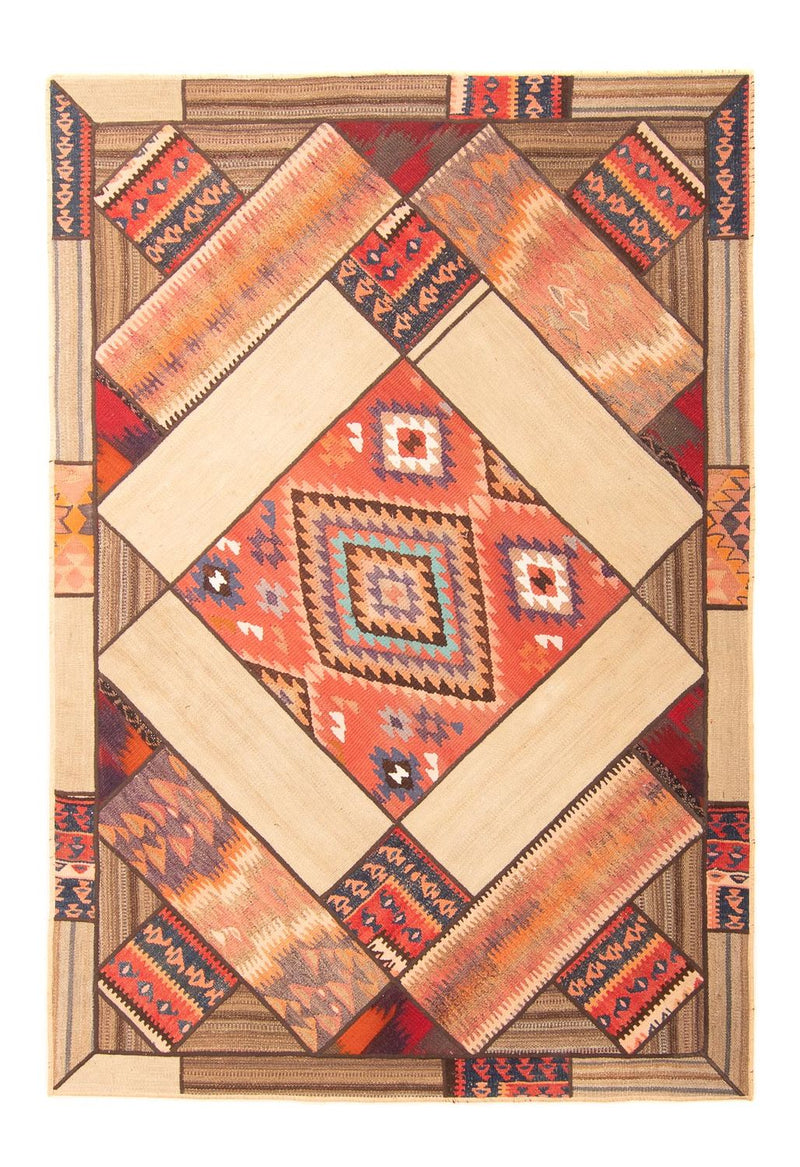 Alfombra de patchwork - 230 x 160 cm - multicolor