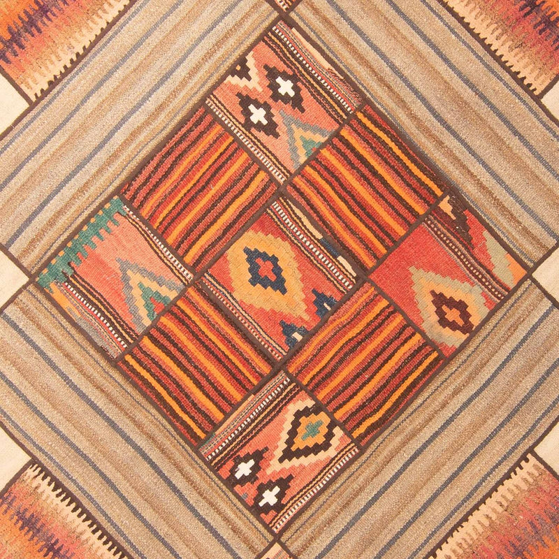 Alfombra de patchwork - 230 x 160 cm - multicolor