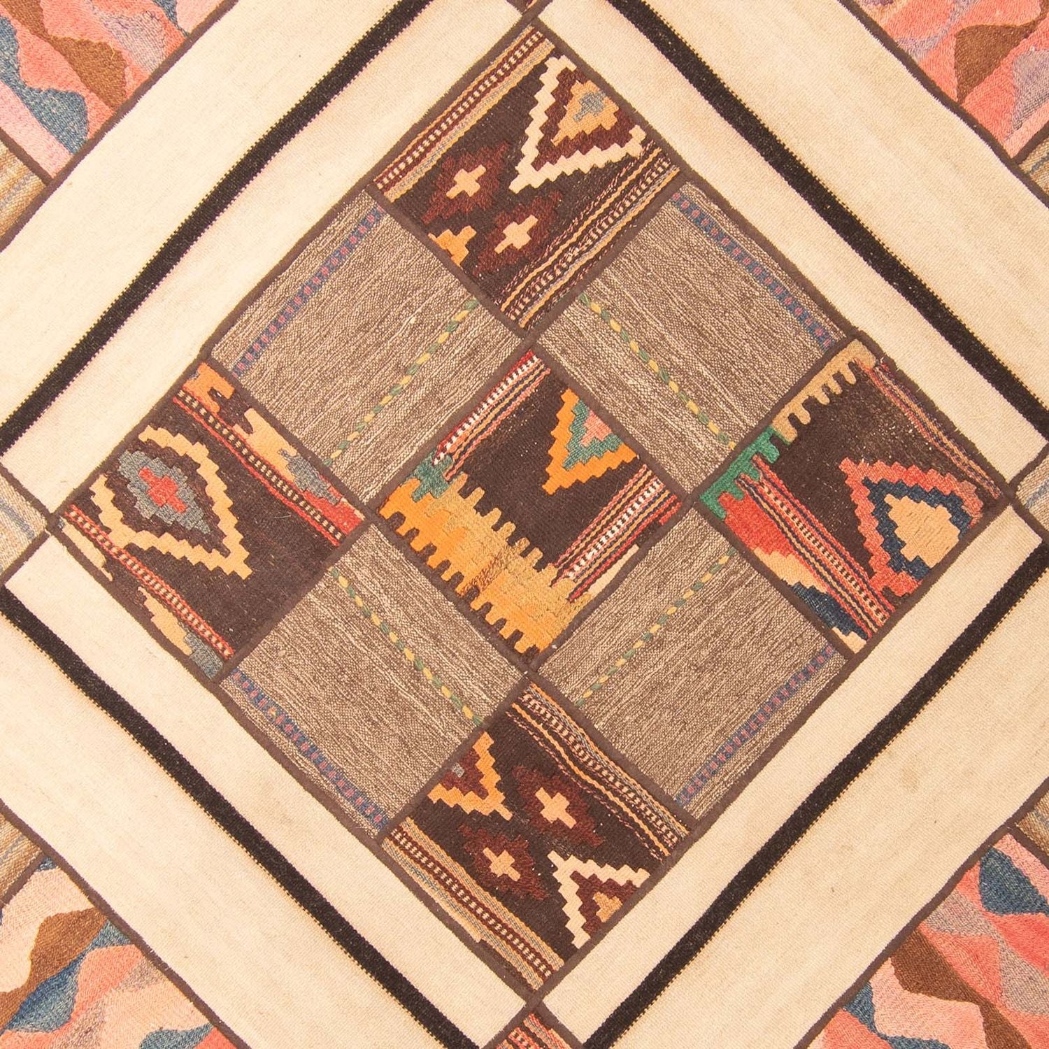Alfombra de patchwork - 230 x 160 cm - multicolor