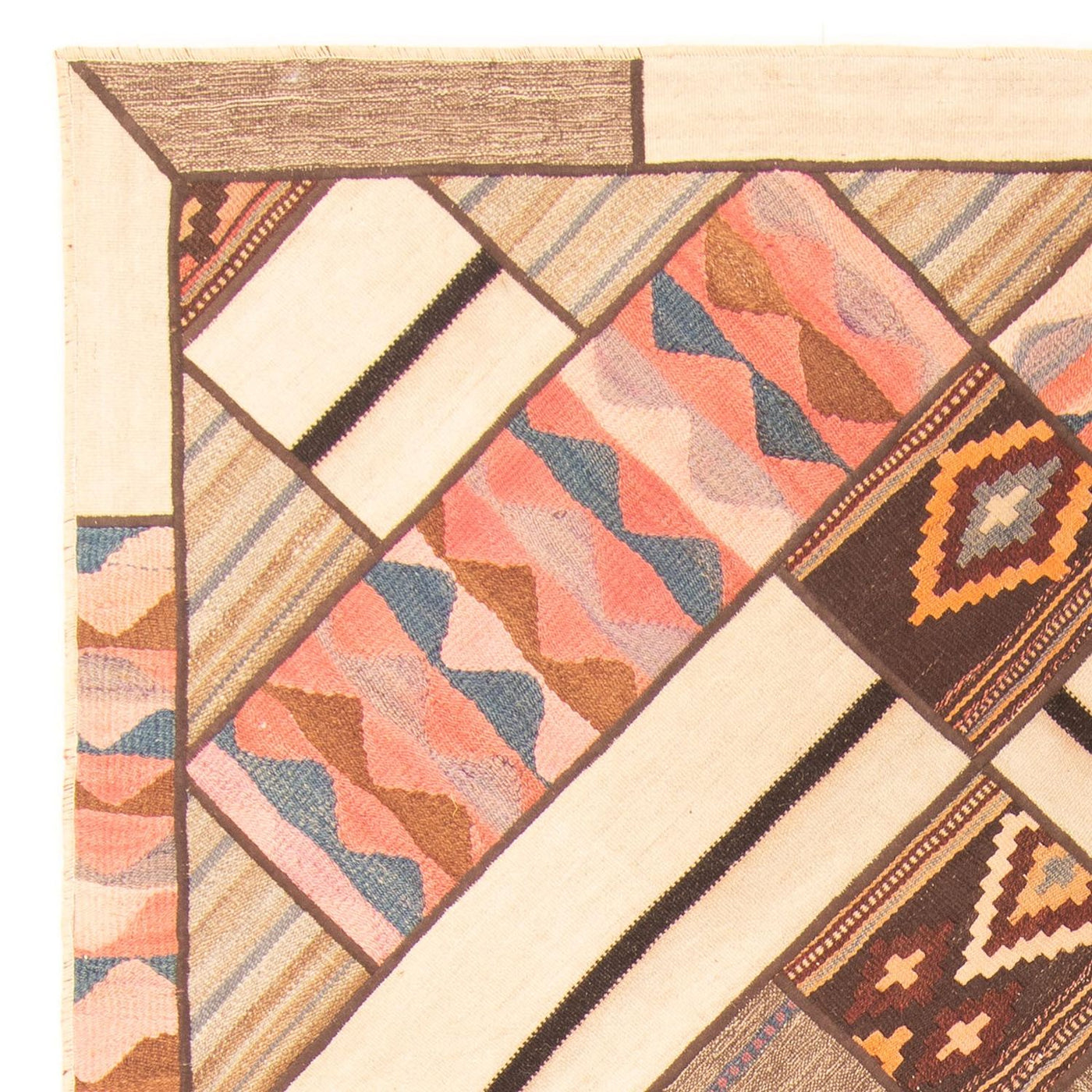 Alfombra de patchwork 230x160cm - Perserteppich Wollteppich