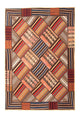 Alfombra de patchwork 200x150cm - Perserteppich Wollteppich