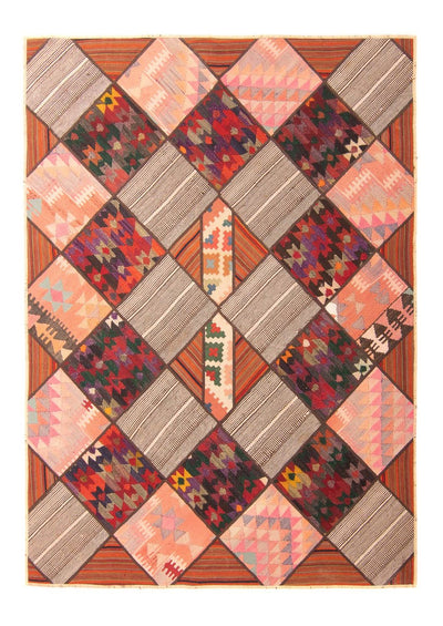 Alfombra de patchwork 150x200cm - Perserteppich Wollteppich