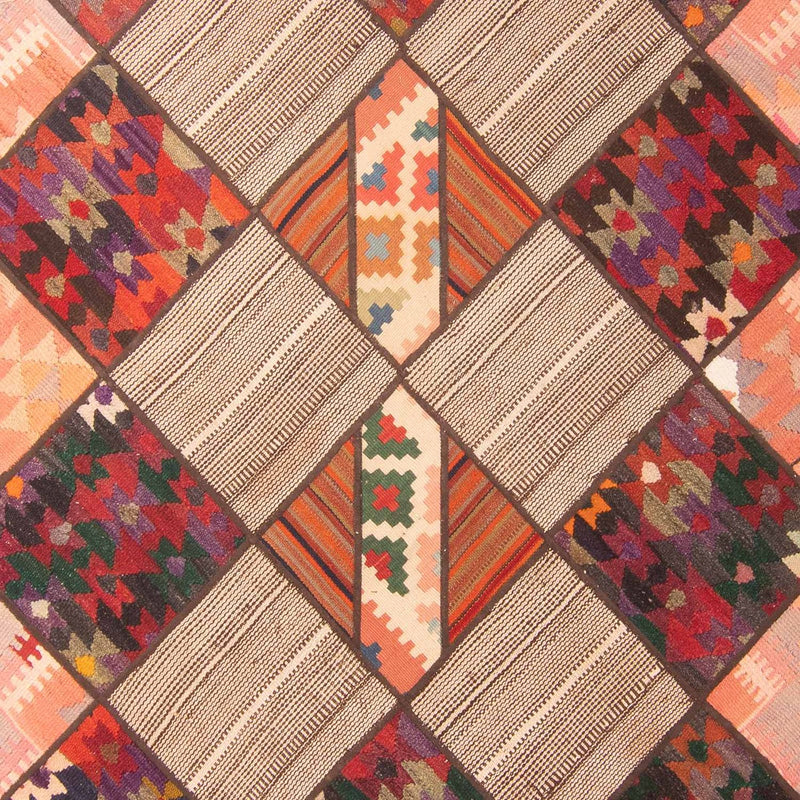 Alfombra de patchwork - 200 x 150 cm - multicolor
