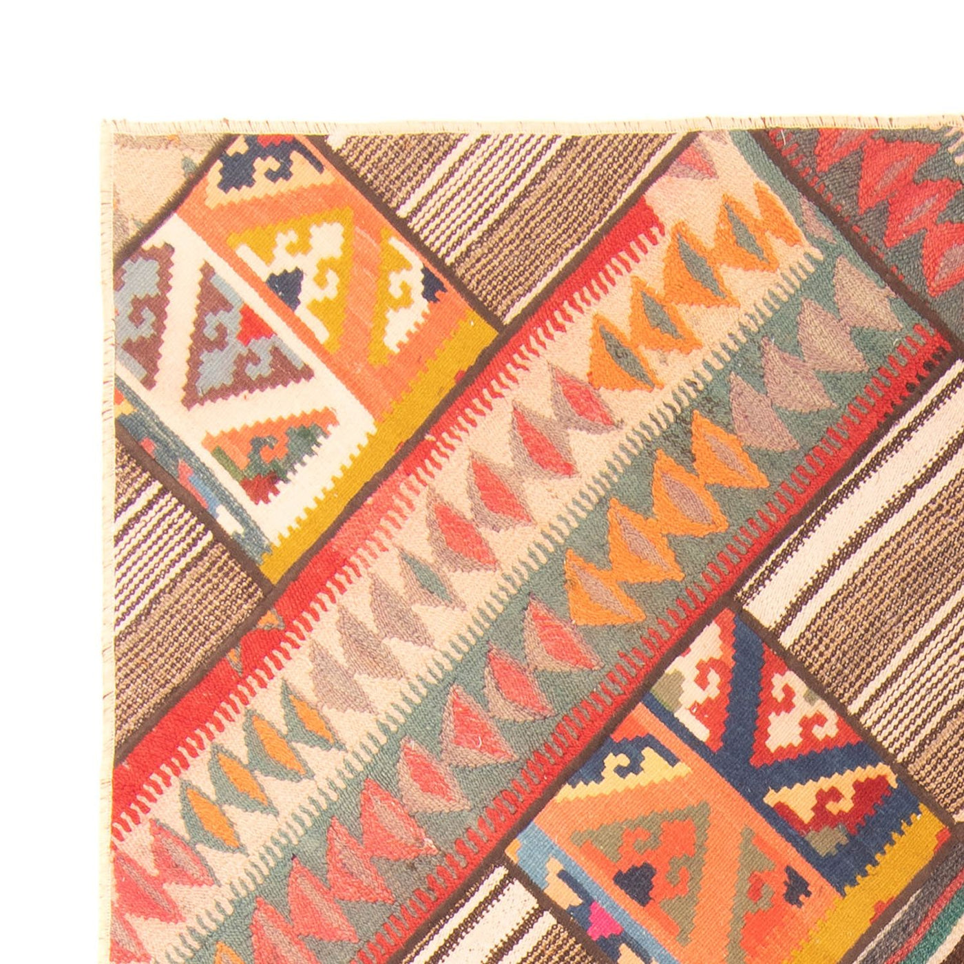Alfombra de patchwork 200x150cm - Perserteppich Wollteppich