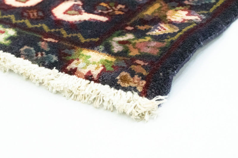 Alfombra Turkaman - 86 x 70 cm - azul oscuro