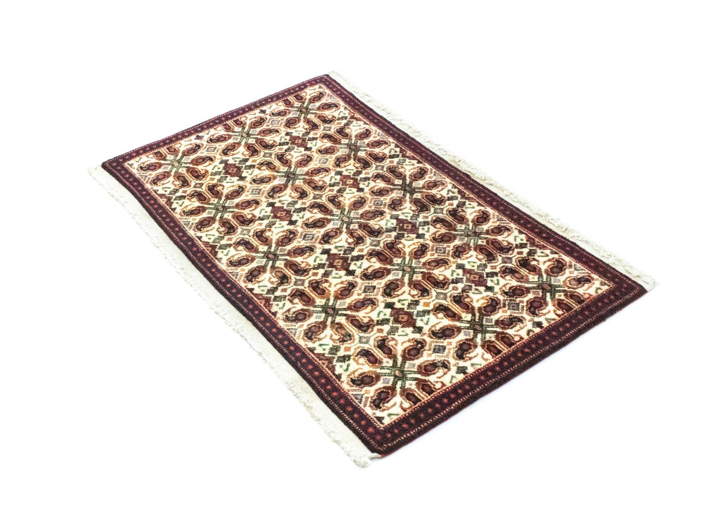 Alfombra persa - Clásica - 97 x 65 cm - beige