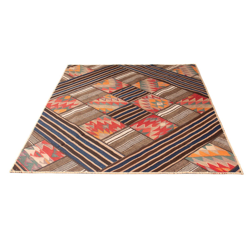 Alfombra de patchwork - 200 x 150 cm - multicolor