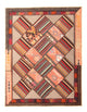 Alfombra de patchwork 150x200cm - Perserteppich Wollteppich