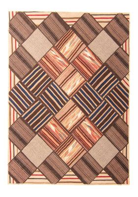 Alfombra de patchwork - 200 x 150 cm - multicolor