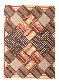 Alfombra de patchwork - 200 x 150 cm - multicolor