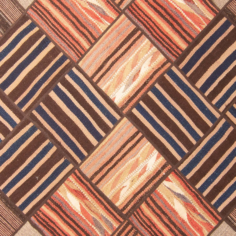 Alfombra de patchwork - 200 x 150 cm - multicolor