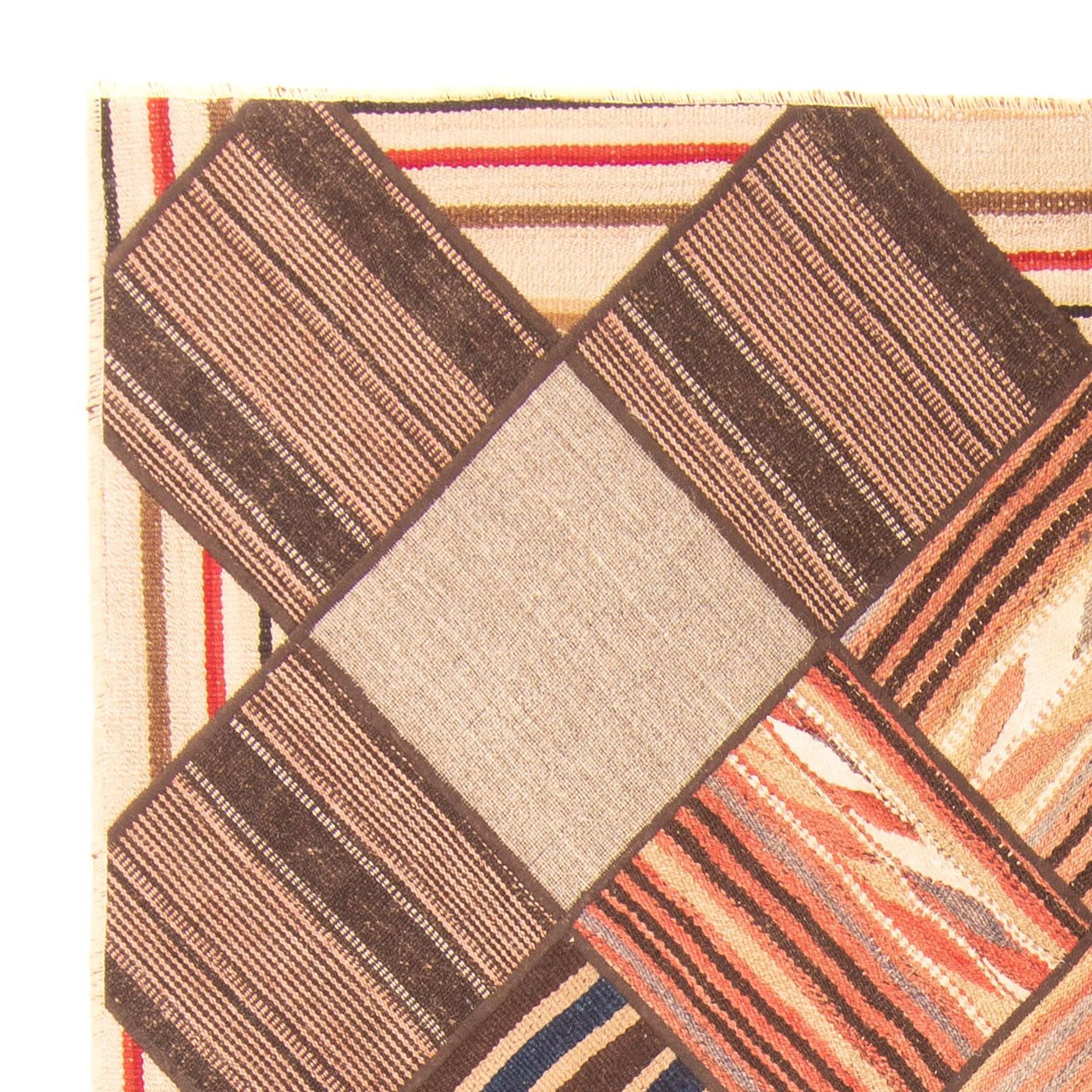 Alfombra de patchwork 200x150cm - Perserteppich Wollteppich