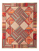 Alfombra de patchwork 200x150cm - Perserteppich Wollteppich