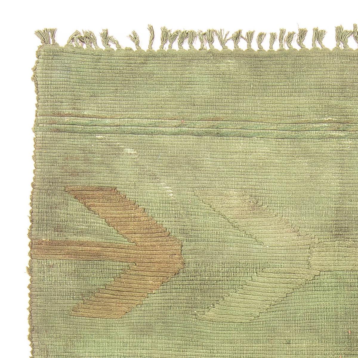 Alfombra Kelim - Tendencia - 208 x 130 cm - verde