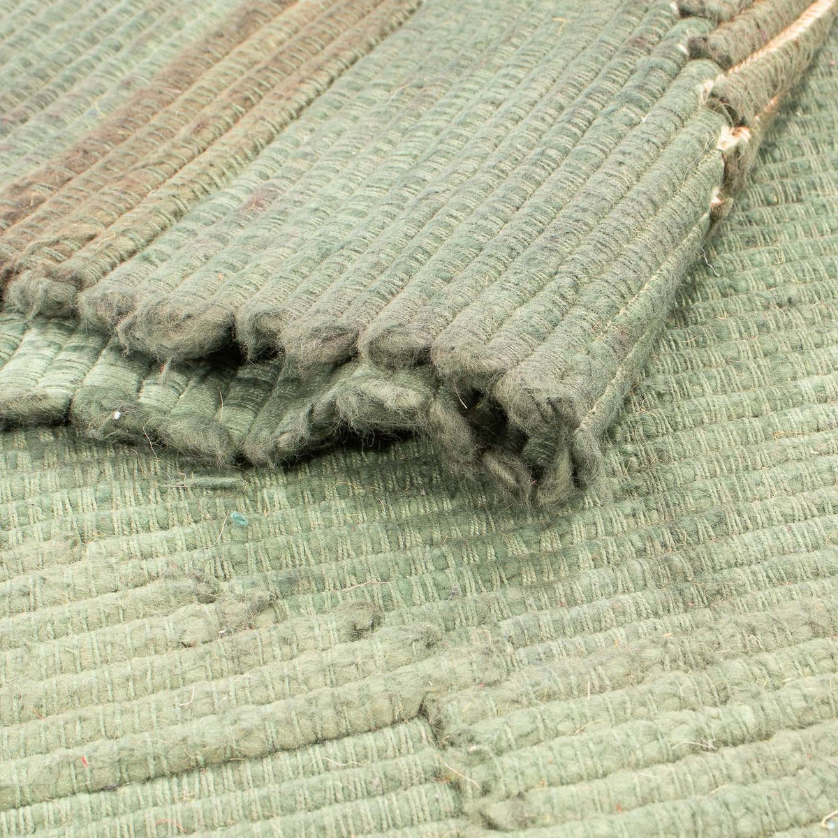 Alfombra Kelim - Tendencia - 208 x 130 cm - verde