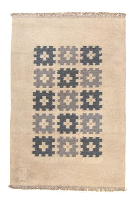 Alfombra Kelim - Tendencia - 178 x 117 cm - beige