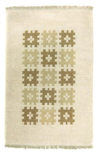 Alfombra Kelim - Tendencia - 176 x 116 cm - beige