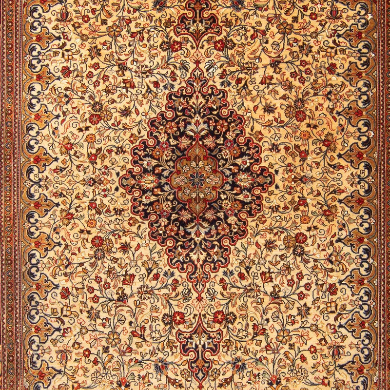Alfombra persa - Ghom - 210 x 145 cm - beige