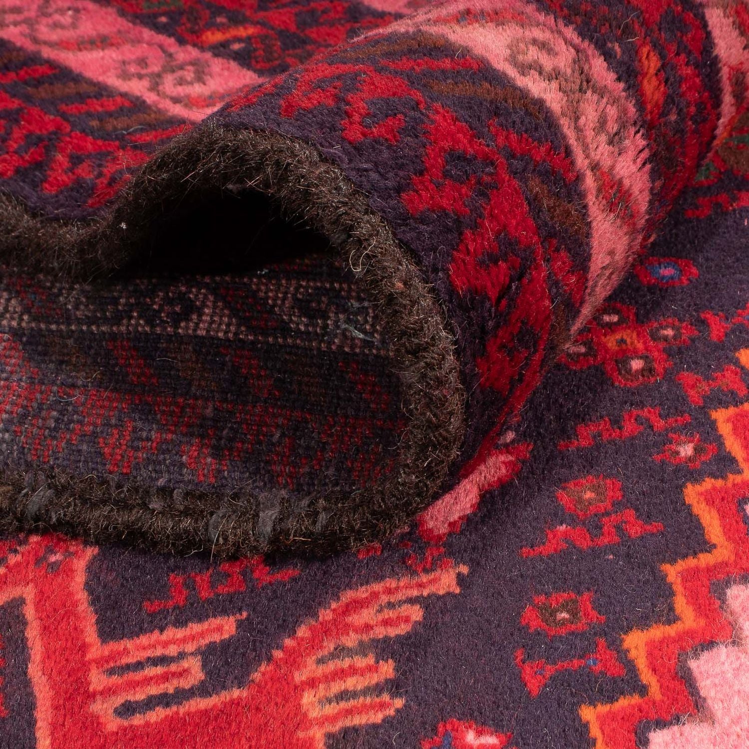 Alfombra Belutsch - 197 x 100 cm - rojo claro