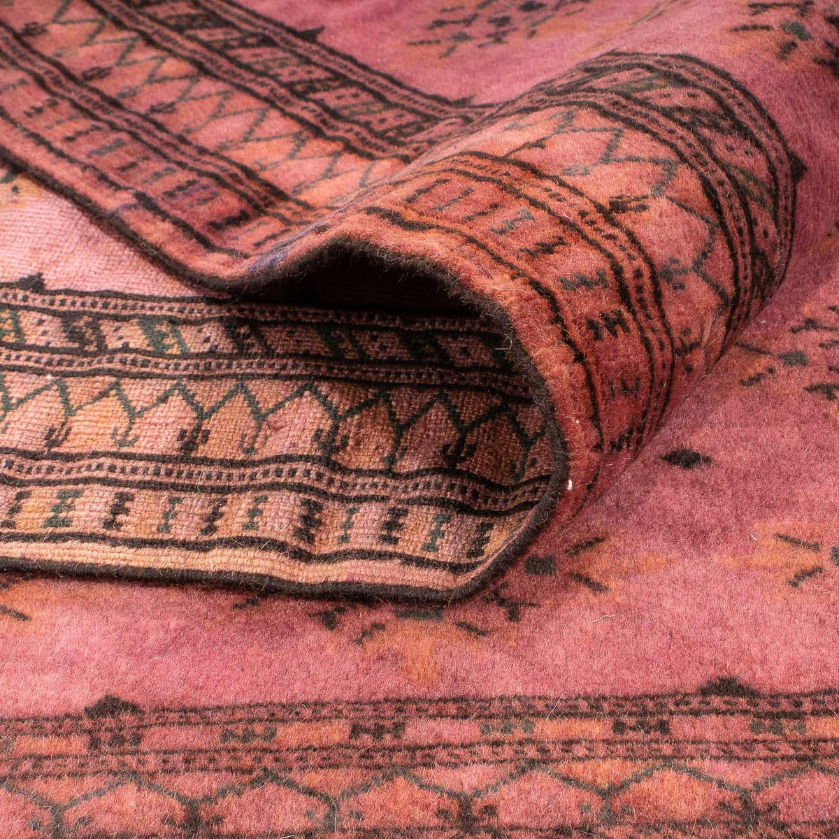 Alfombra Pakistani - 165 x 131 cm - rojo claro