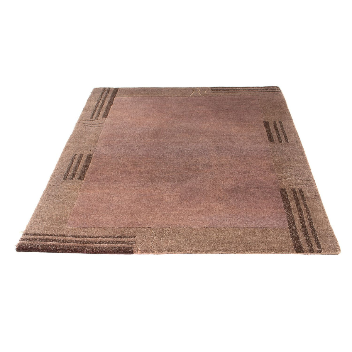 Alfombra de Nepal - 180 x 124 cm - chocolate claro