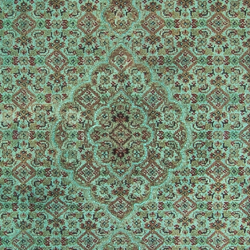 Alfombra de pasillo Alfombra oriental - Tabriz - 305 x 84 cm - verde