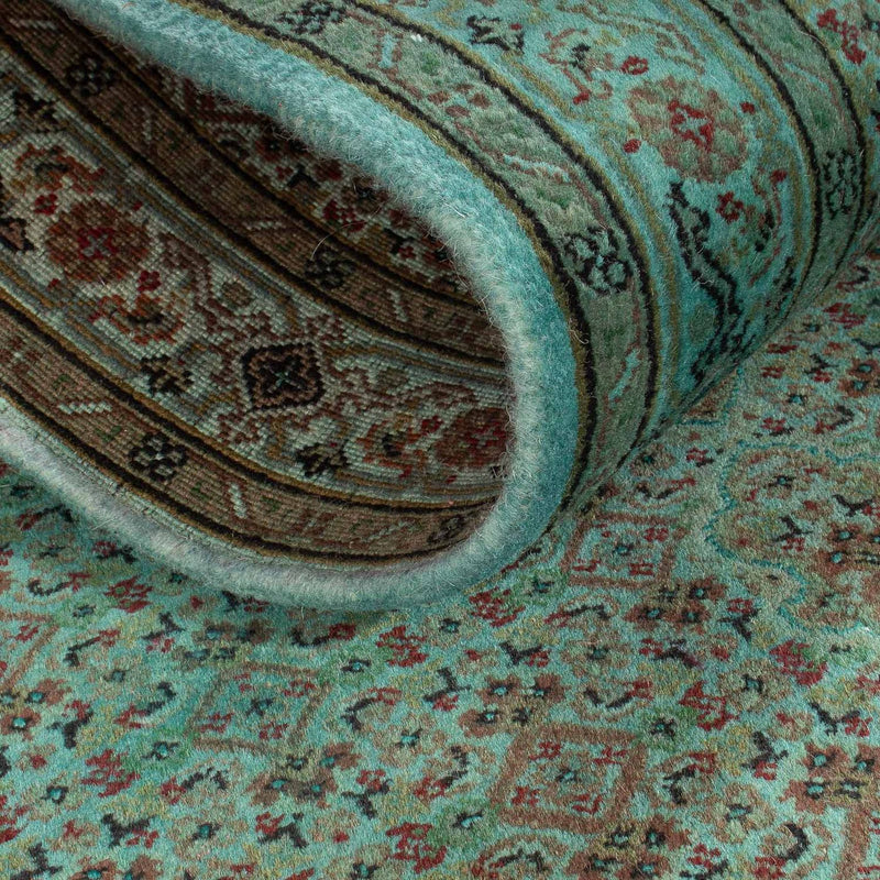 Alfombra de pasillo Alfombra oriental - Tabriz - 305 x 84 cm - verde