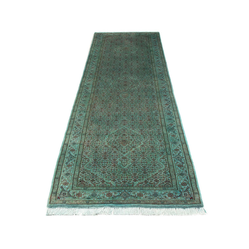 Alfombra de pasillo Alfombra oriental - Tabriz - 305 x 84 cm - verde