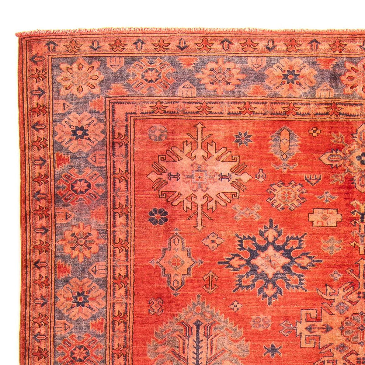 Alfombra Ziegler - Kazak - 231 x 184 cm - rojo claro