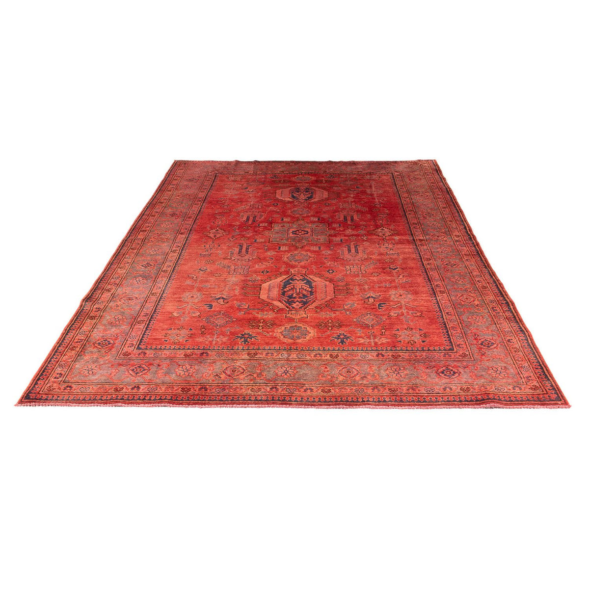Alfombra Ziegler - Kazak - 244 x 183 cm - rojo claro