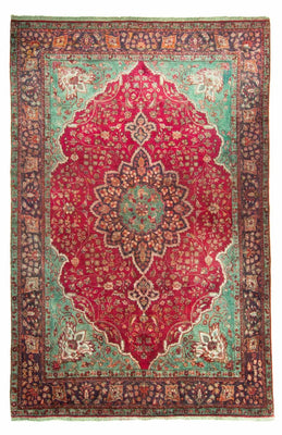 Alfombra persa - Tabriz - 308 x 226 cm - rojo oscuro