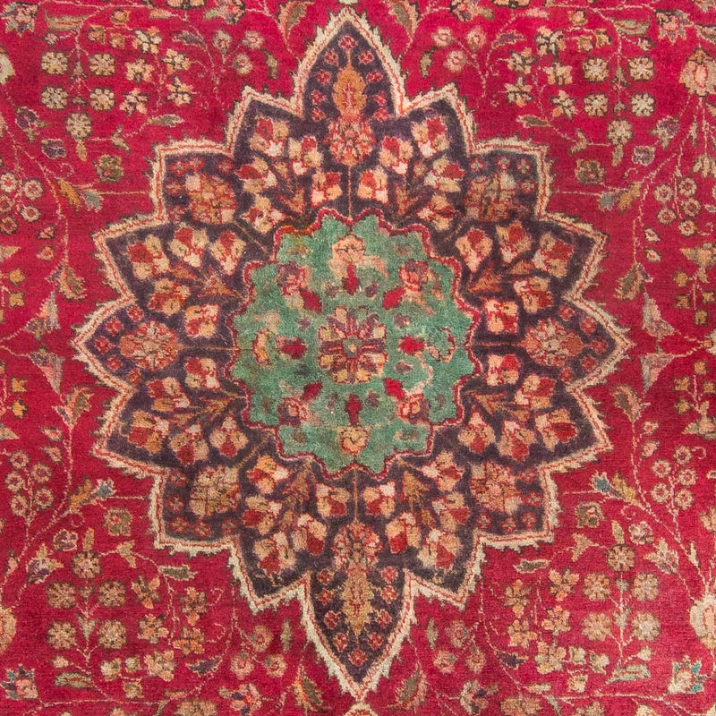 Alfombra persa - Tabriz - 308 x 226 cm - rojo oscuro