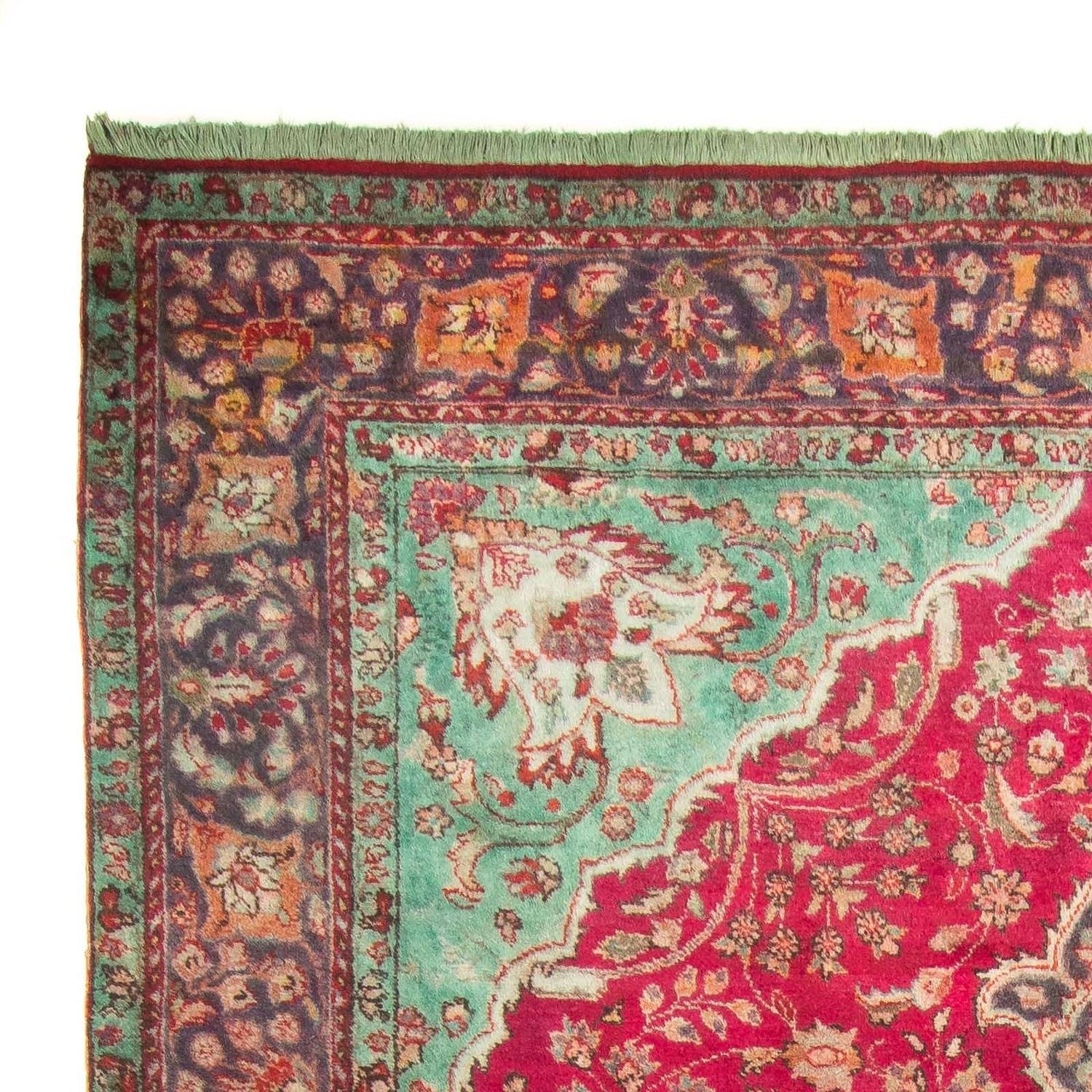 Alfombra persa - Tabriz - 308 x 226 cm - rojo oscuro
