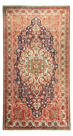 Alfombra persa - Nómada - 336 x 170 cm - rojo claro