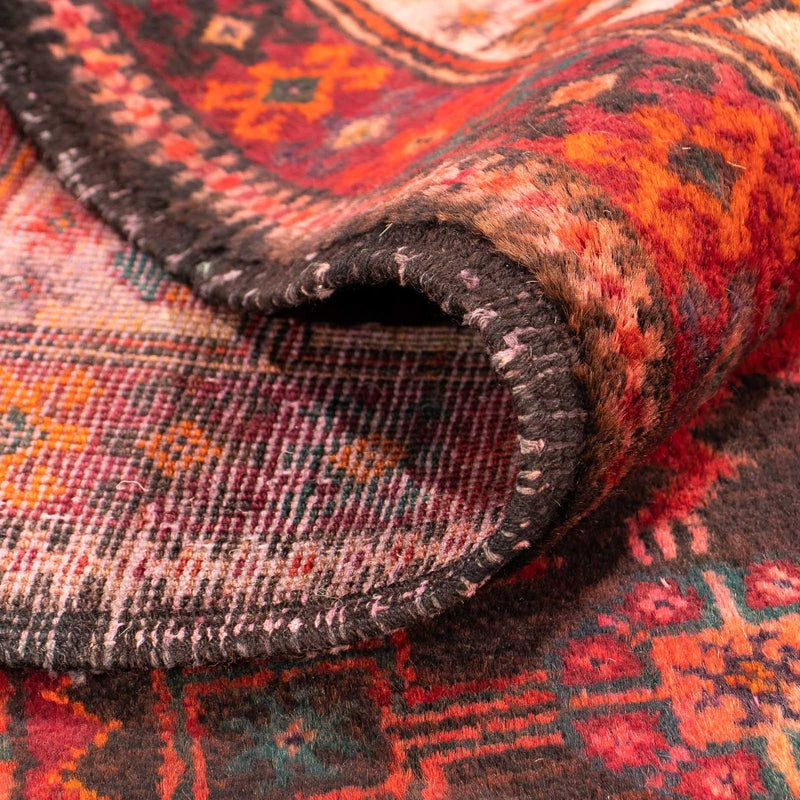 Alfombra persa - Nómada - 297 x 154 cm - rojo oscuro