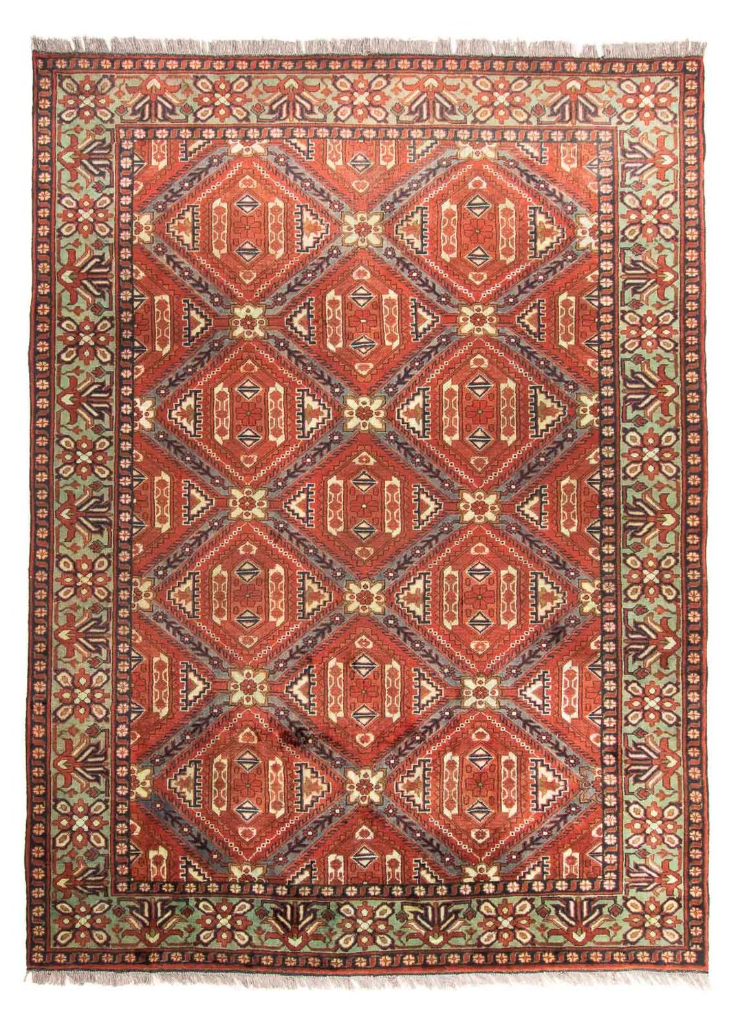 Alfombra afgana - Hatschlu - 285 x 208 cm - óxido