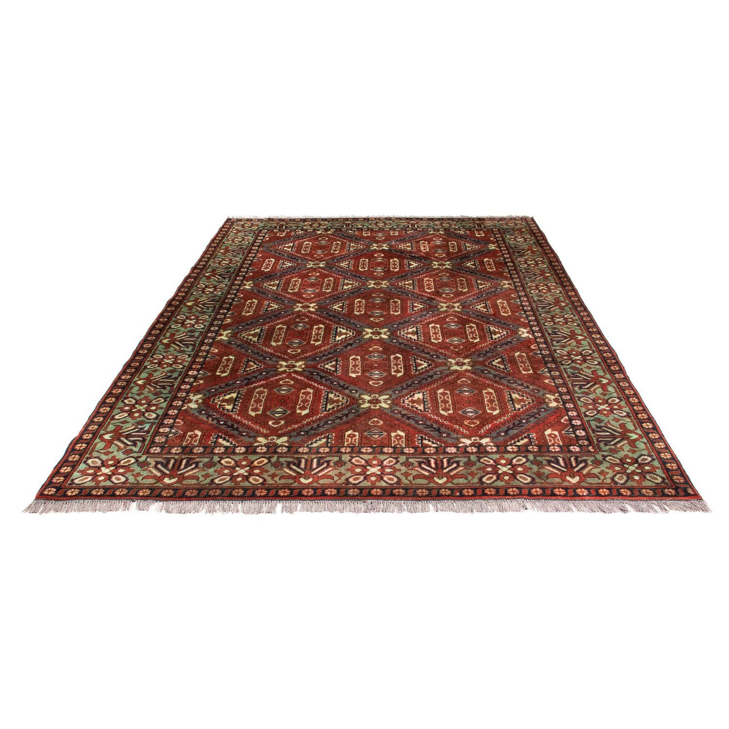 Alfombra afgana - Hatschlu - 285 x 208 cm - óxido